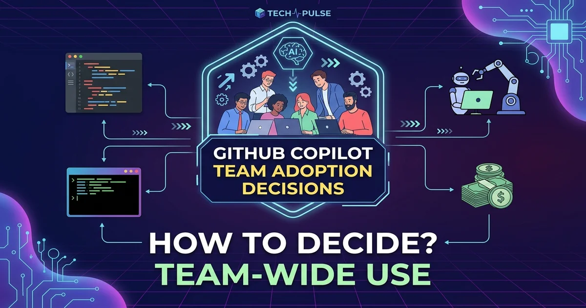 팀에 GitHub Copilot 도입할 때 리드가 먼저 정해야 할 것